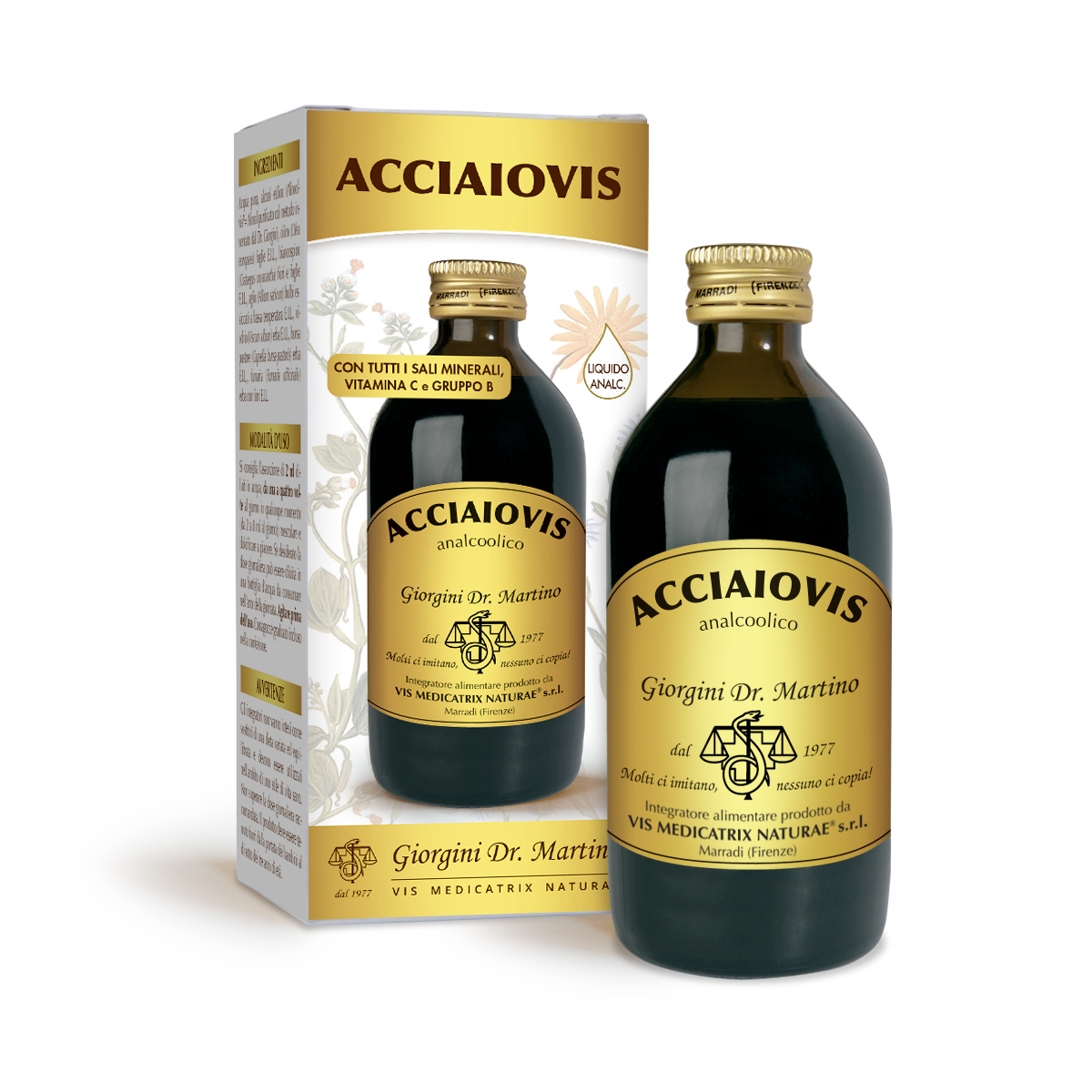 ACCIAIOVIS Liquido analcoolico