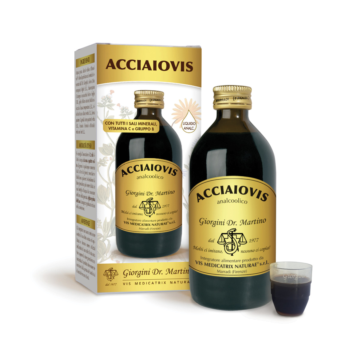 ACCIAIOVIS Liquido analcoolico