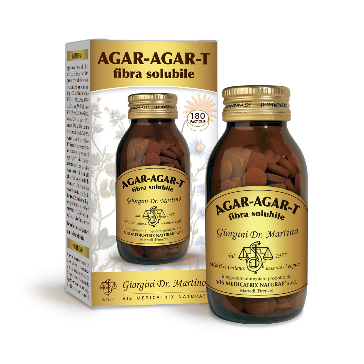 AGAR-AGAR-T 180 pastiglie main product photo