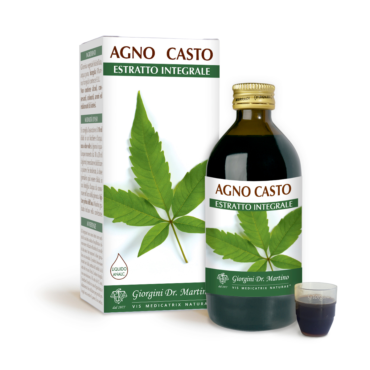 AGNO CASTO Estratto integrale Liquido analcoolico