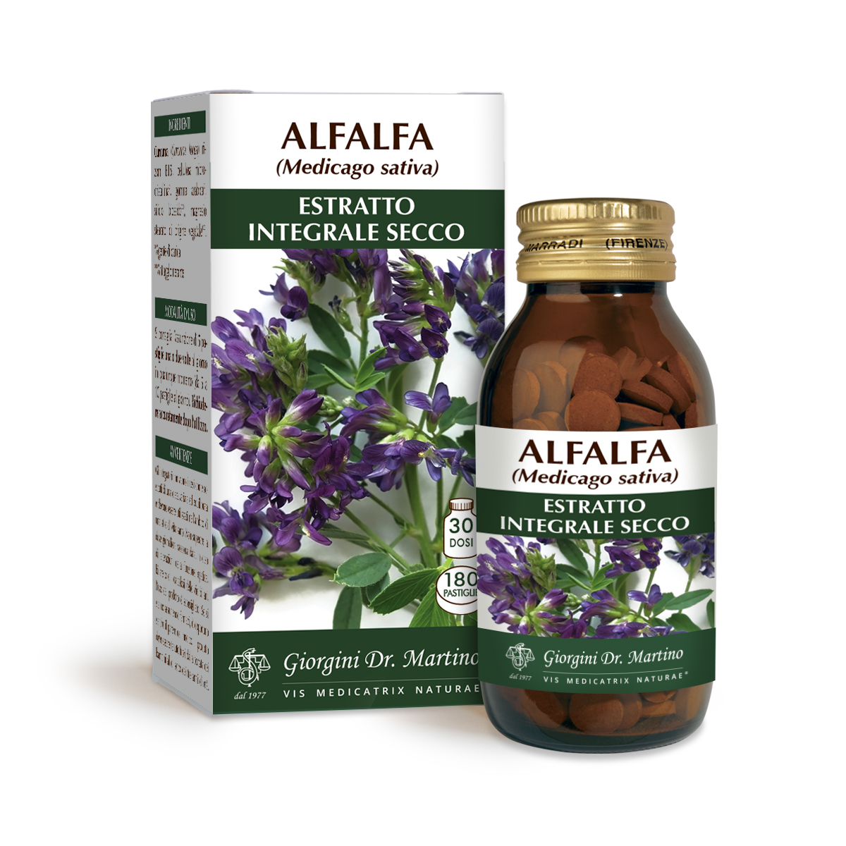 ALFALFA Estratto integrale secco Pastiglie