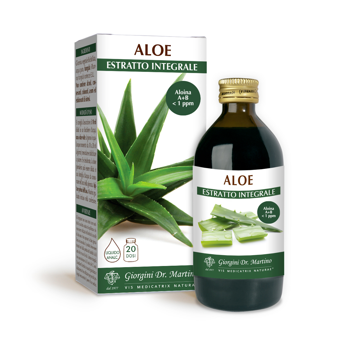 ALOE ESTRATTO INTEGRALE 200 ml main product photo