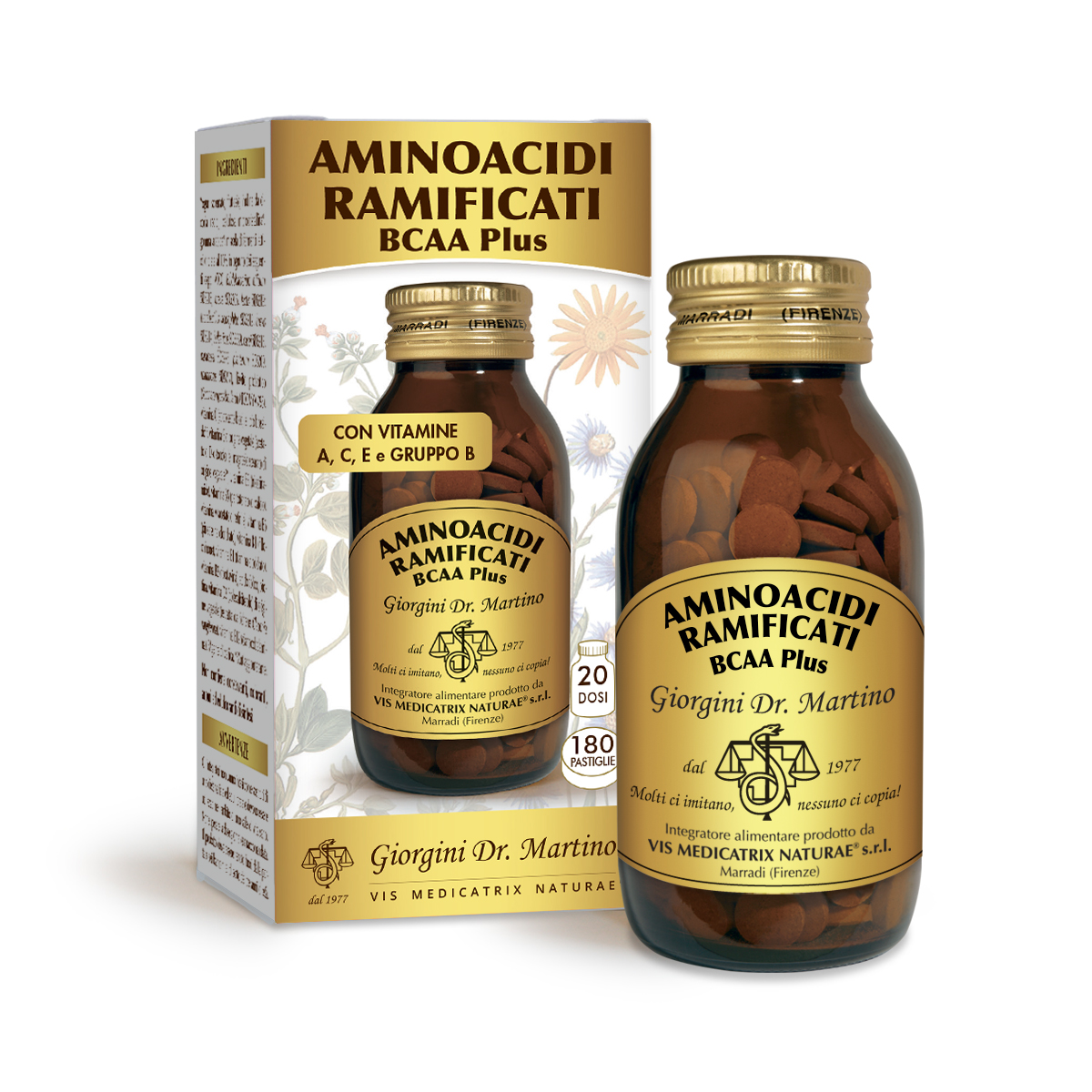 AMINOACIDI RAMIFICATI BCAA Plus Pastiglie