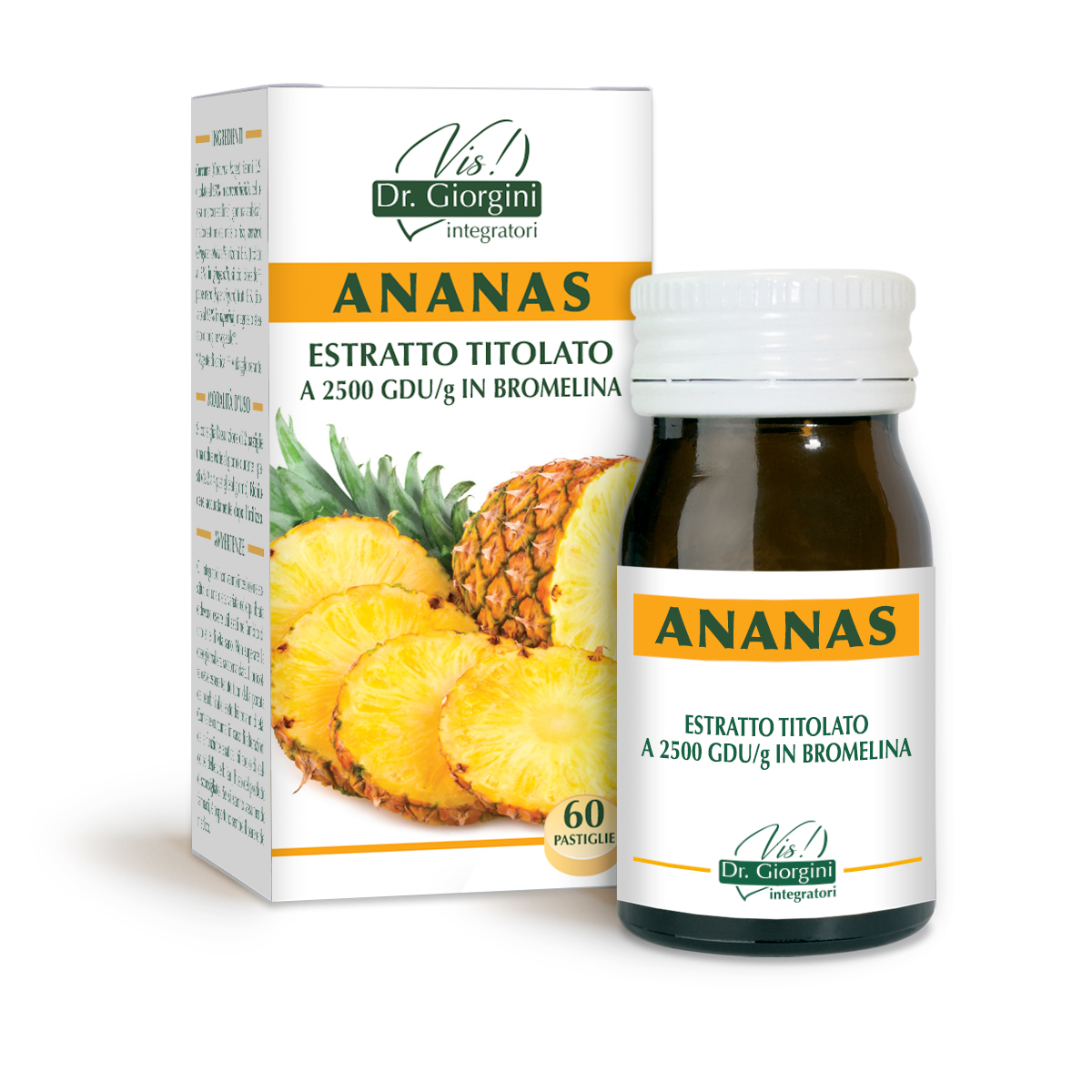 ANANAS ESTRATTO TITOLATO 60 pastiglie main product photo
