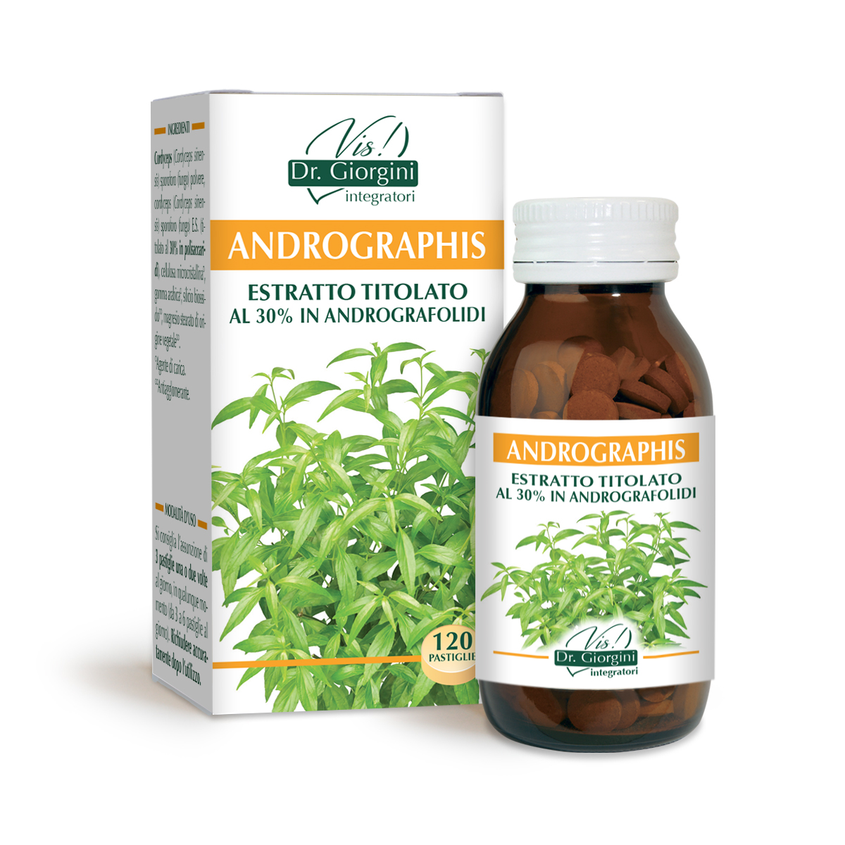 ANDROGRAPHIS ESTRATTO TITOLATO 60 g (120 past. da 500 mg) main product photo