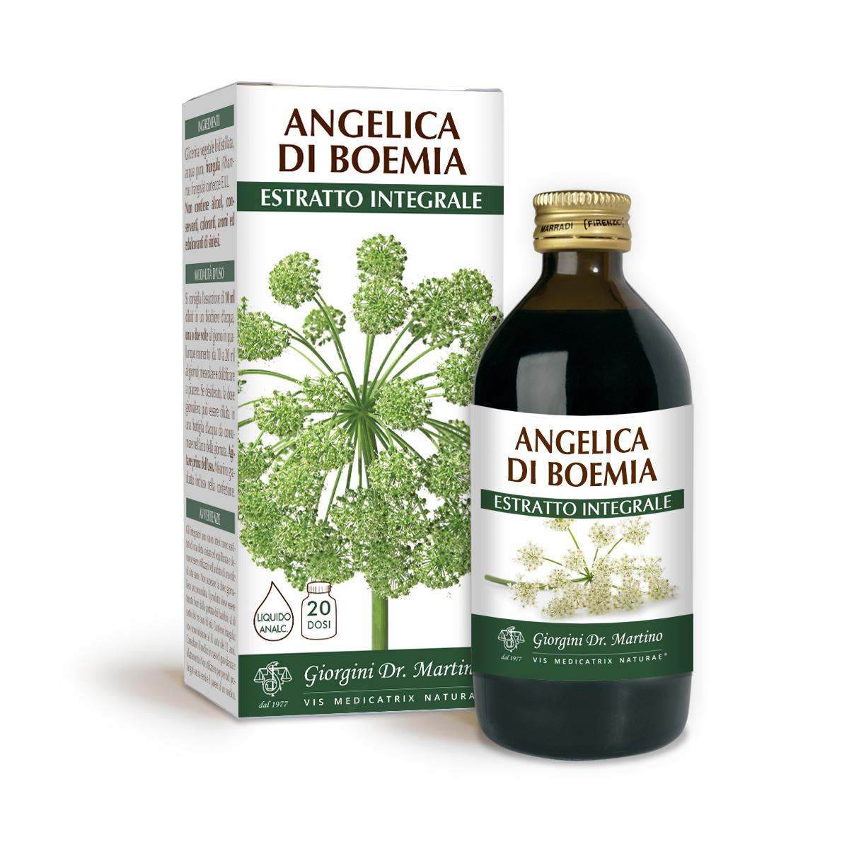 ANGELICA DI BOEMIA ESTRATTO INTEGRALE 200 ml main product photo