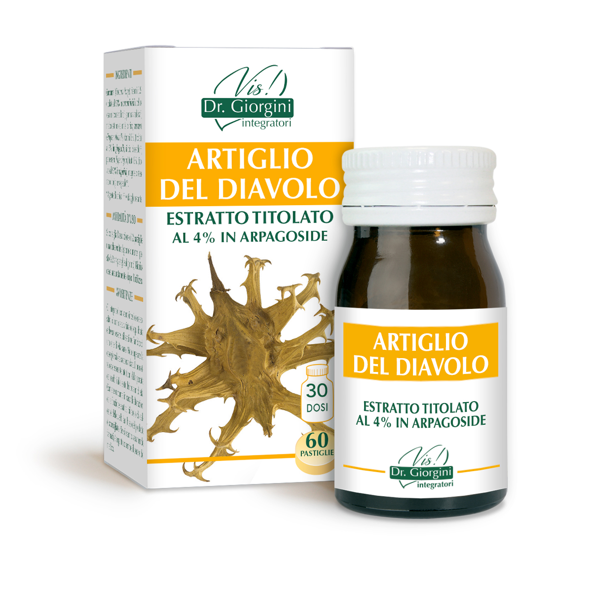 ARTIGLIO DEL DIAVOLO ESTRATTO TITOLATO 60 pastiglie main product photo