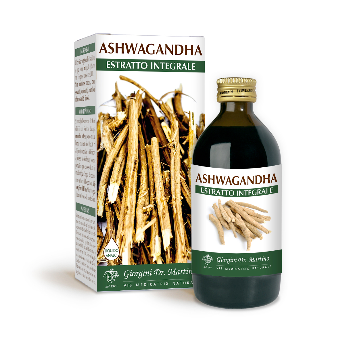 ASHWAGANDHA ESTRATTO INTEGRALE 200ml main product photo