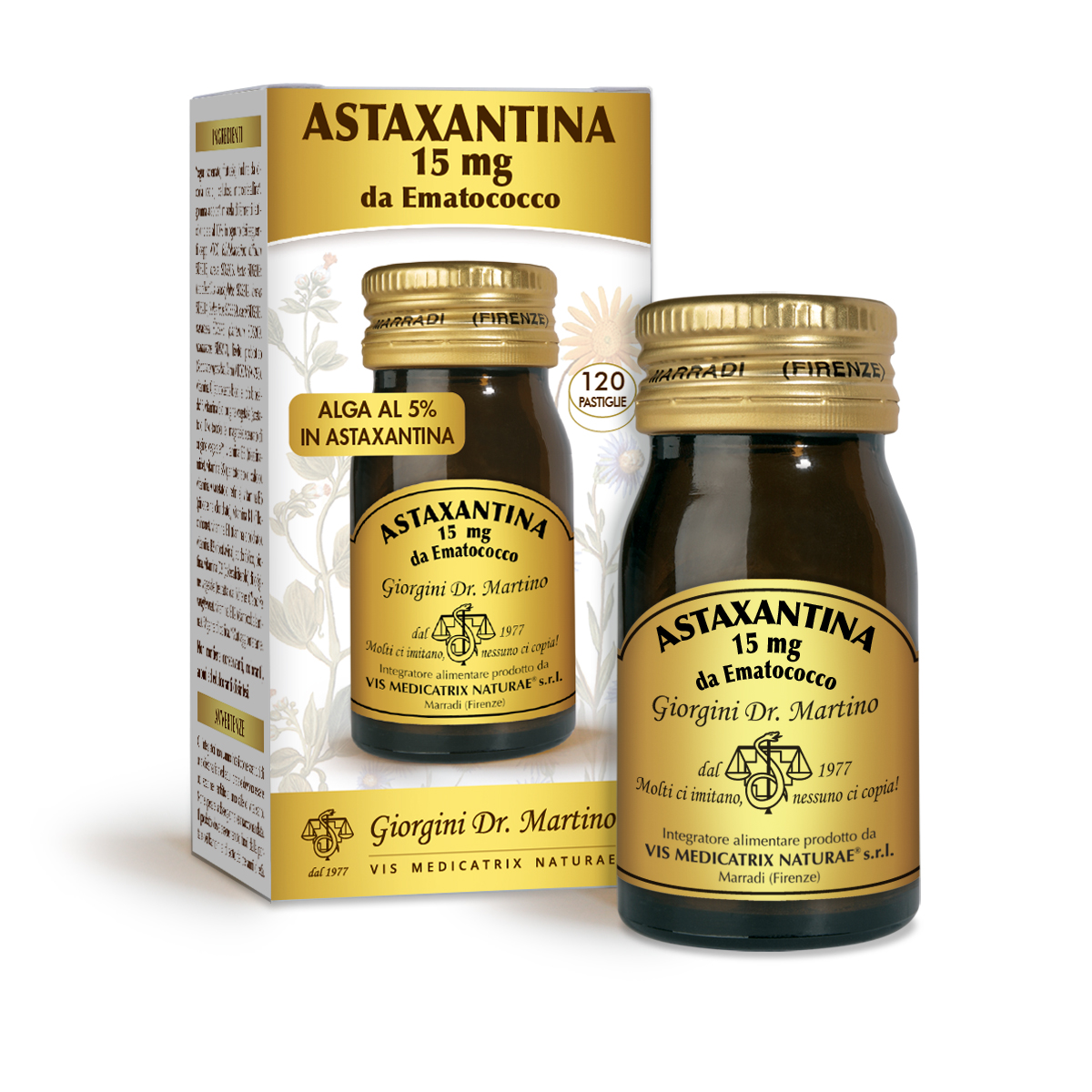 ASTAXANTINA 15mg da Ematococco 30g - past. da 250mg main product photo