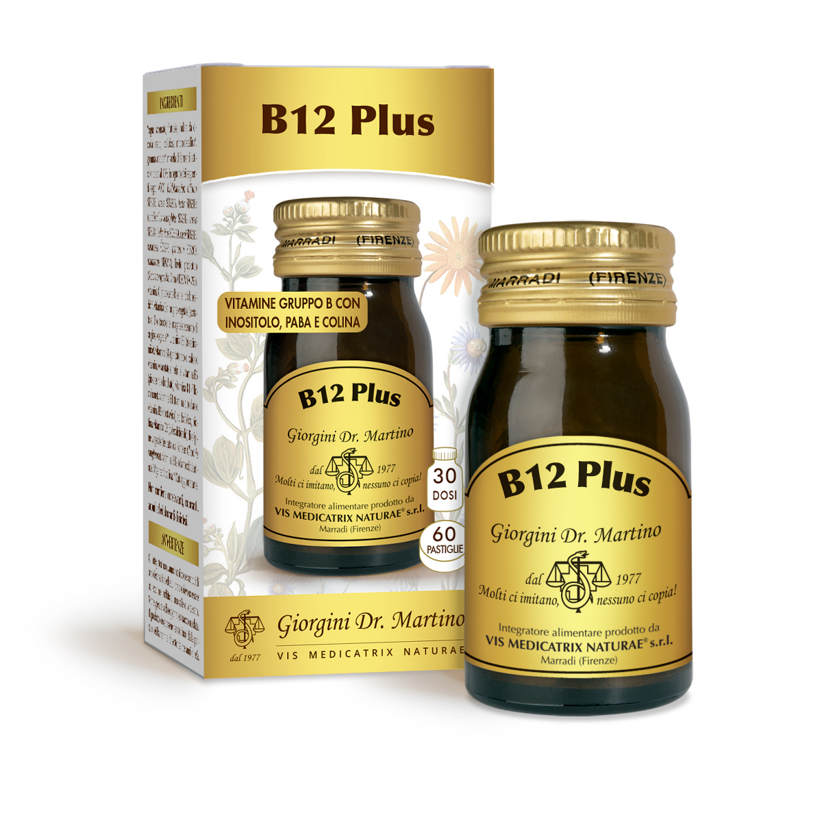 B12 Plus 30 g - 60 pastiglie da 500 mg main product photo