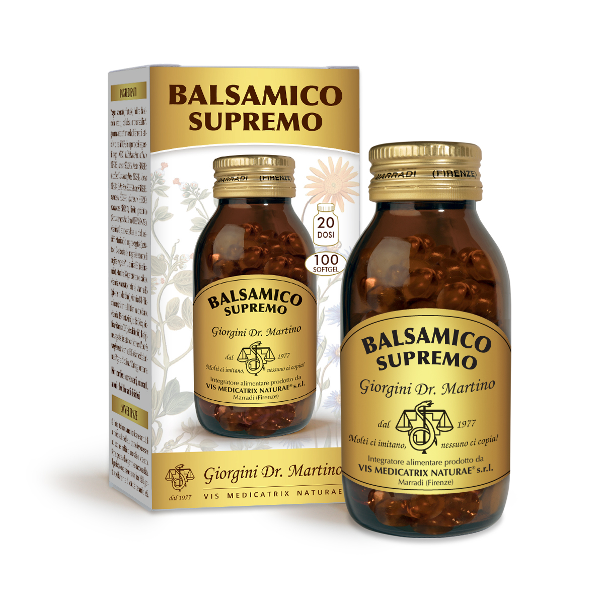 BALSAMICO SUPREMO 83 g - softgel da 830 mg main product photo