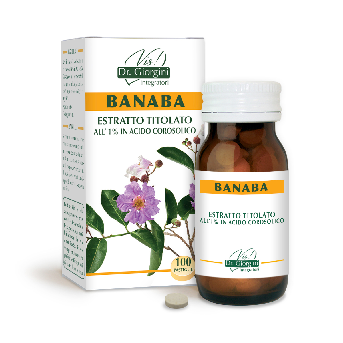 BANABA ESTRATTO TITOLATO 50 g - pastiglie da 500 mg