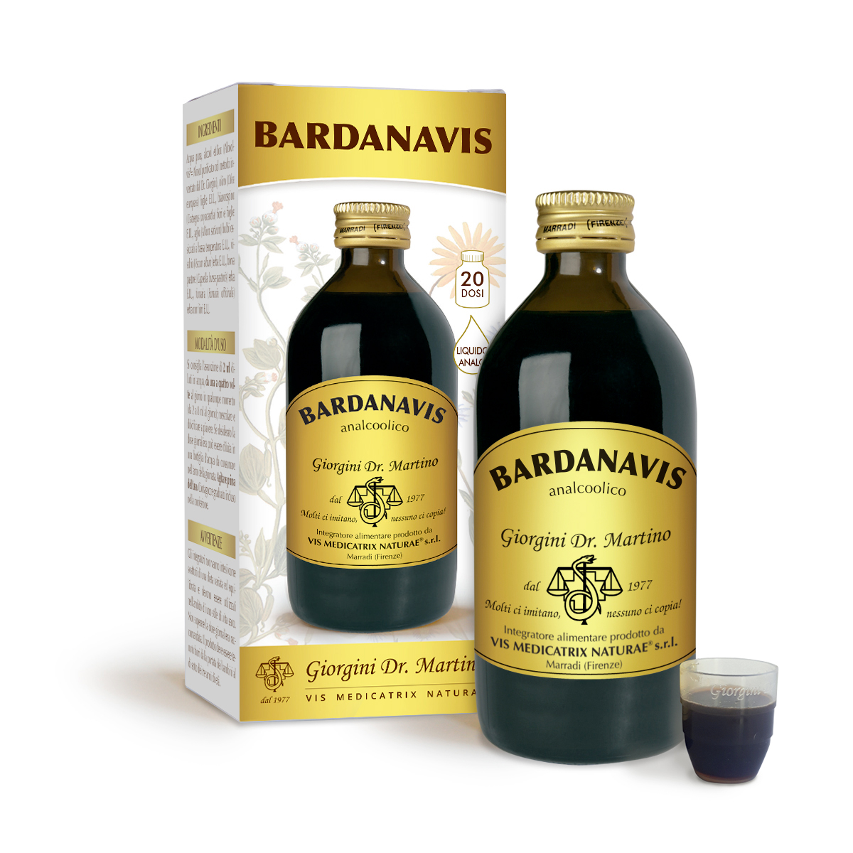BARDANAVIS Liquido analcoolico