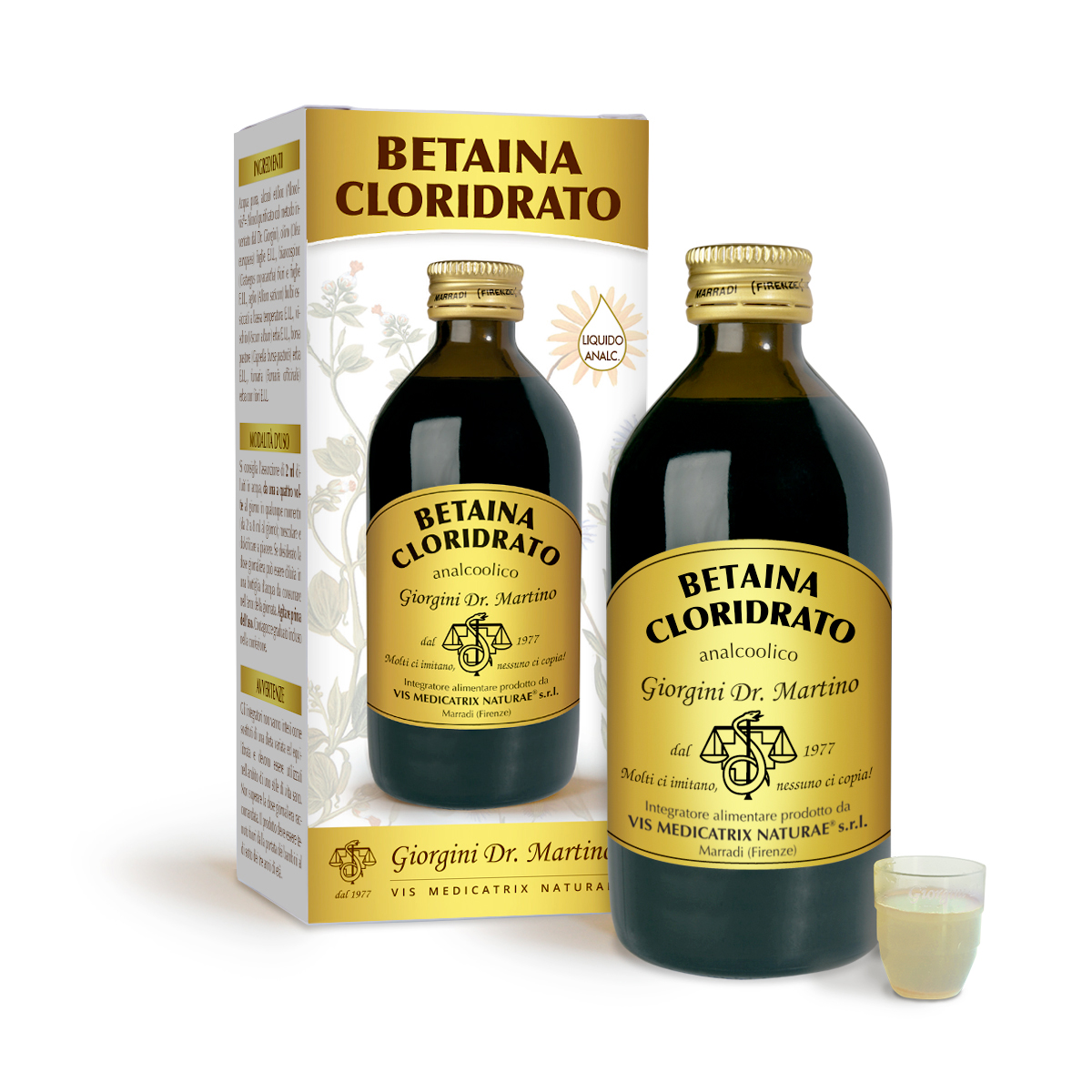 BETAINA CLORIDRATO Liquido analcoolico