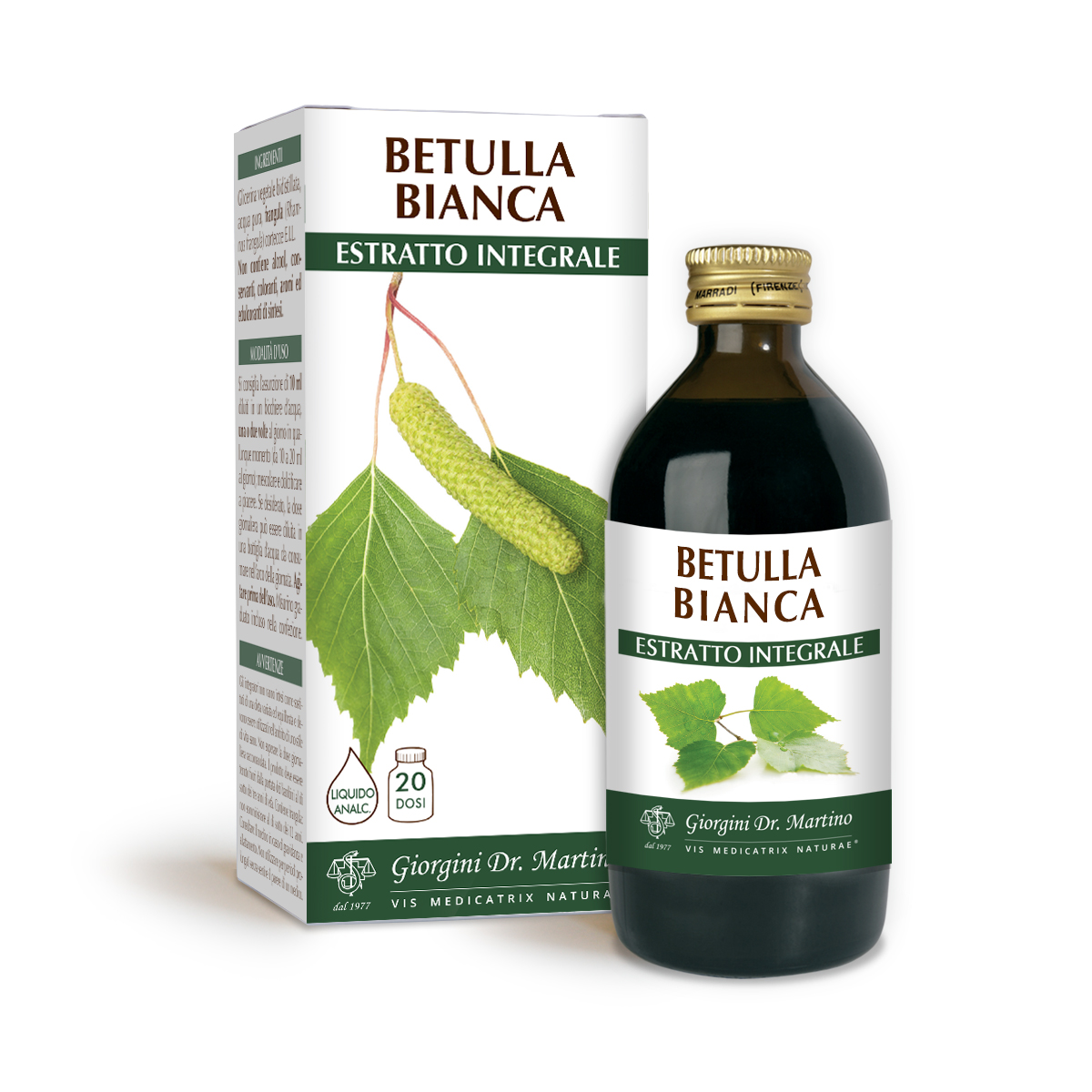 BETULLA BIANCA ESTRATTO INTEGRALE 200 ml main product photo