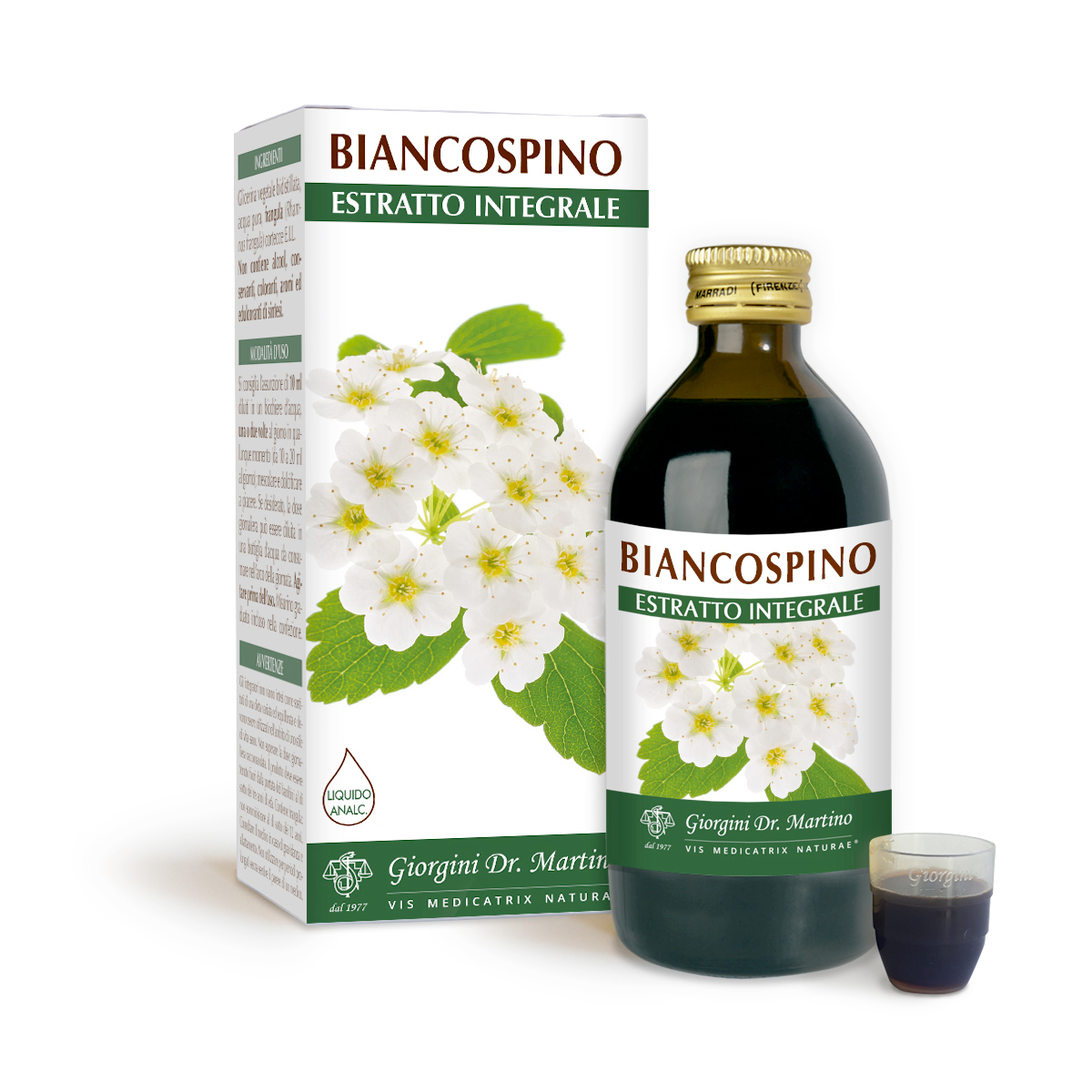 BIANCOSPINO Estratto integrale Liquido analcoolico