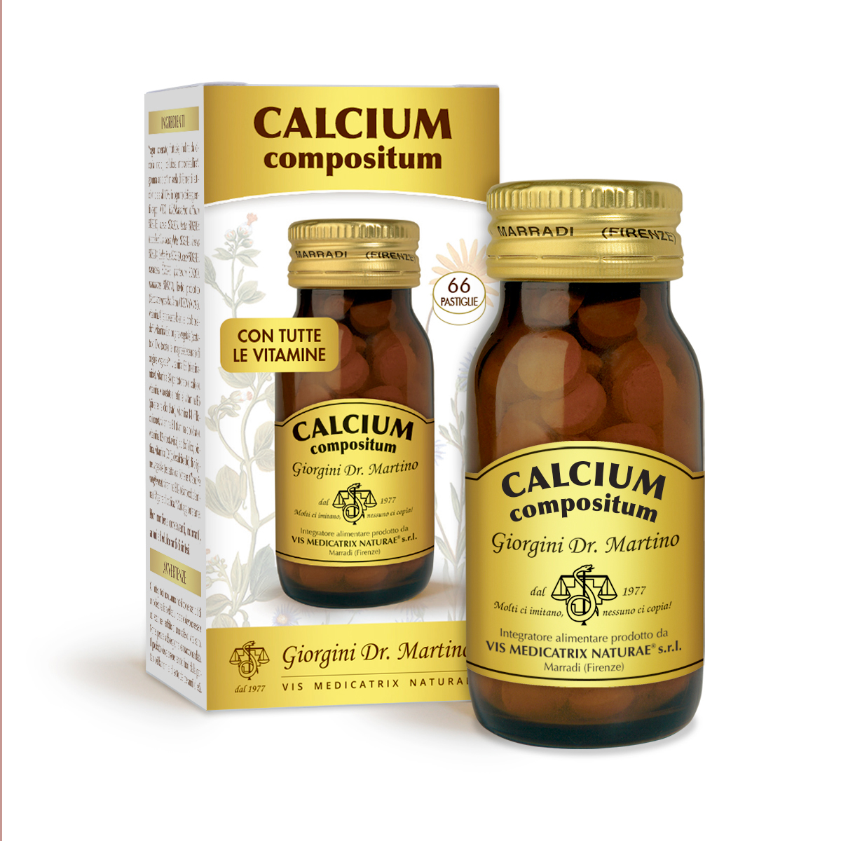 CALCIUM compositum 40 g - pastiglie da 600 mg main product photo
