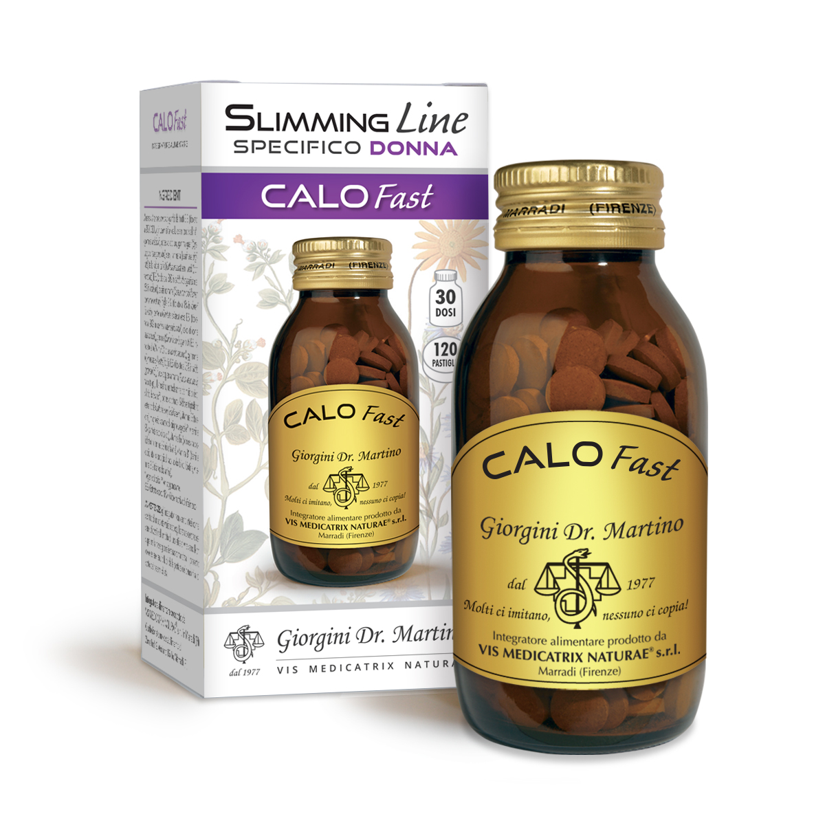 CALO FAST DONNA 60 g - 120 pastiglie da 500 mg CALO FAST DONNA 60 g - 120 pastiglie da 500 mg