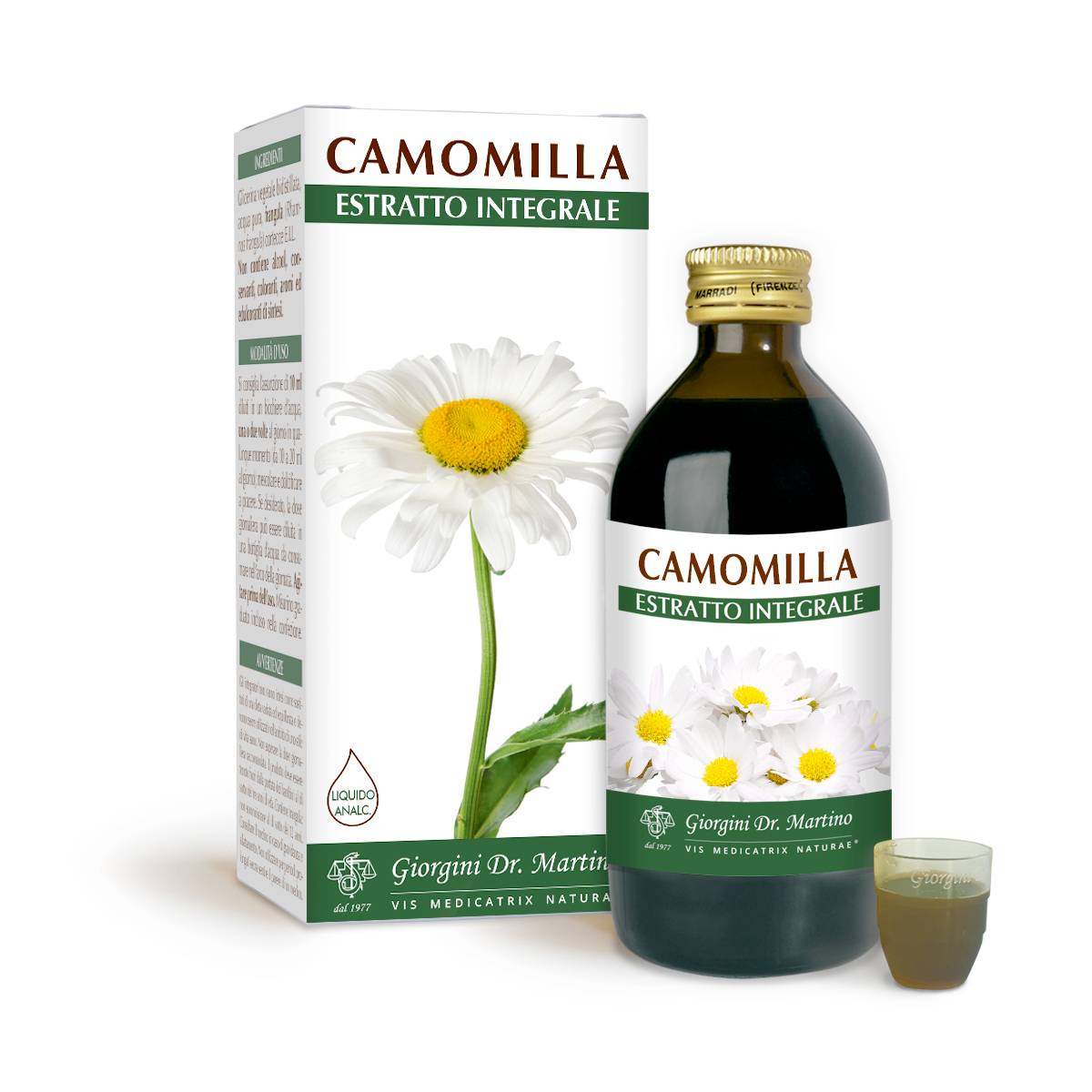 CAMOMILLA Estratto integrale Liquido analcoolico