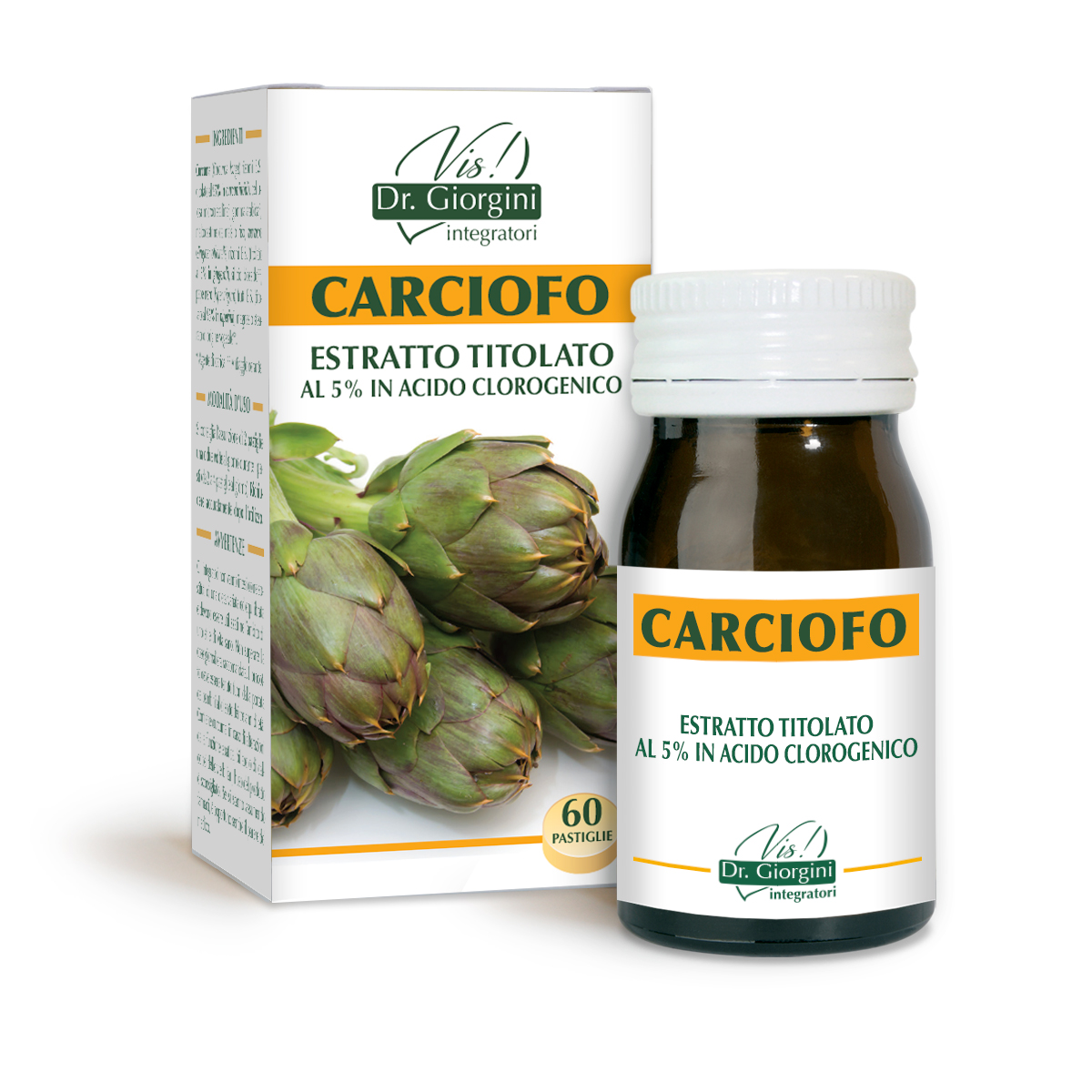 CARCIOFO ESTRATTO TITOLATO 60 pastiglie main product photo