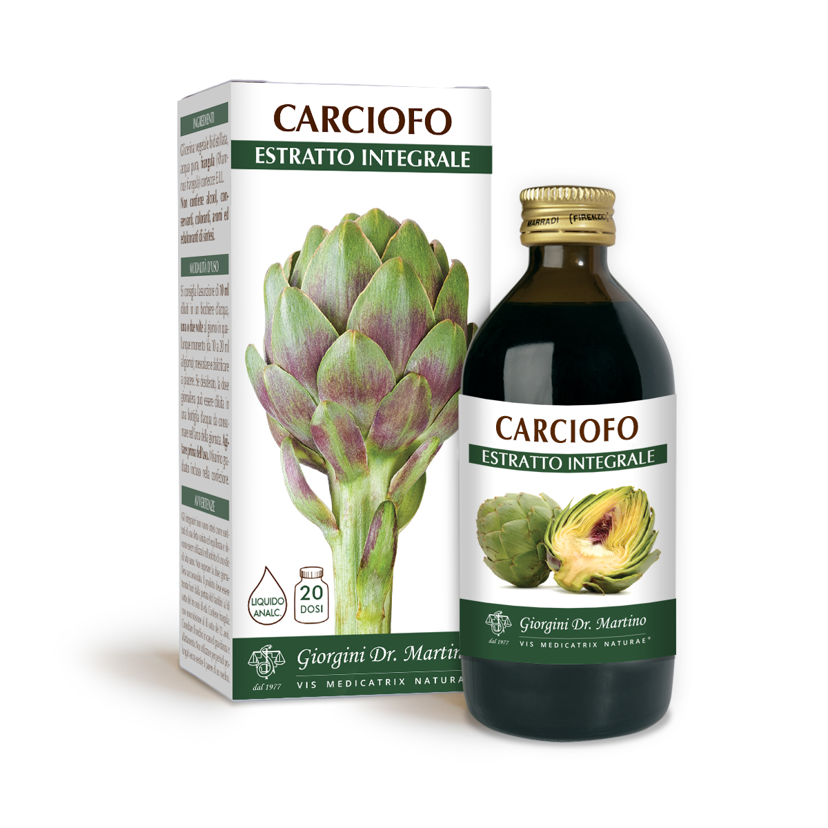 CARCIOFO ESTRATTO INTEGRALE 200 ml main product photo