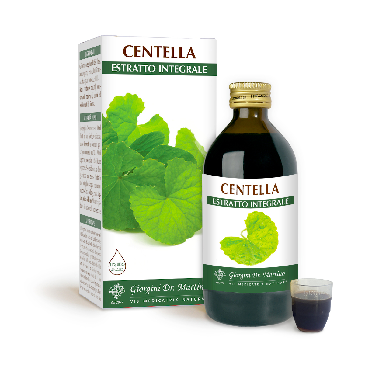 CENTELLA Estratto integrale Liquido analcoolico