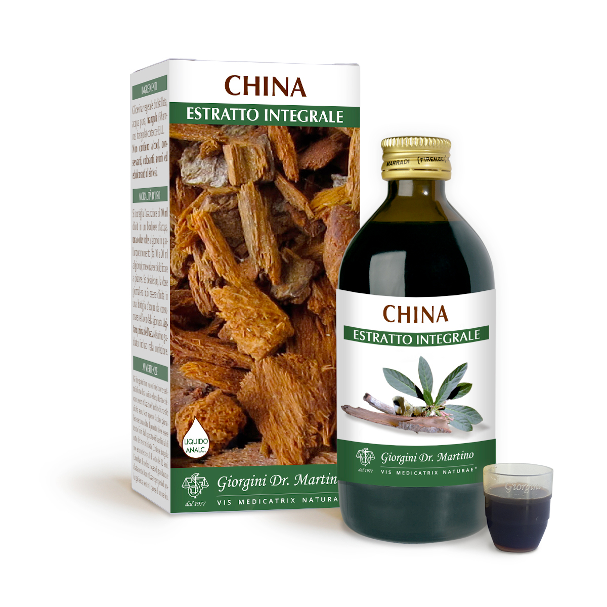 CHINA Estratto integrale Liquido analcoolico
