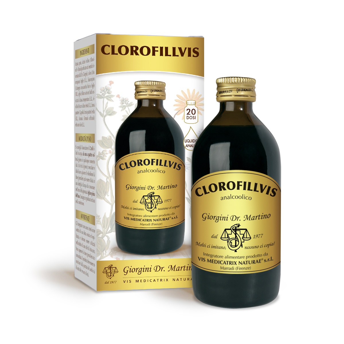 CLOROFILLVIS 200 ml liquido analcoolico