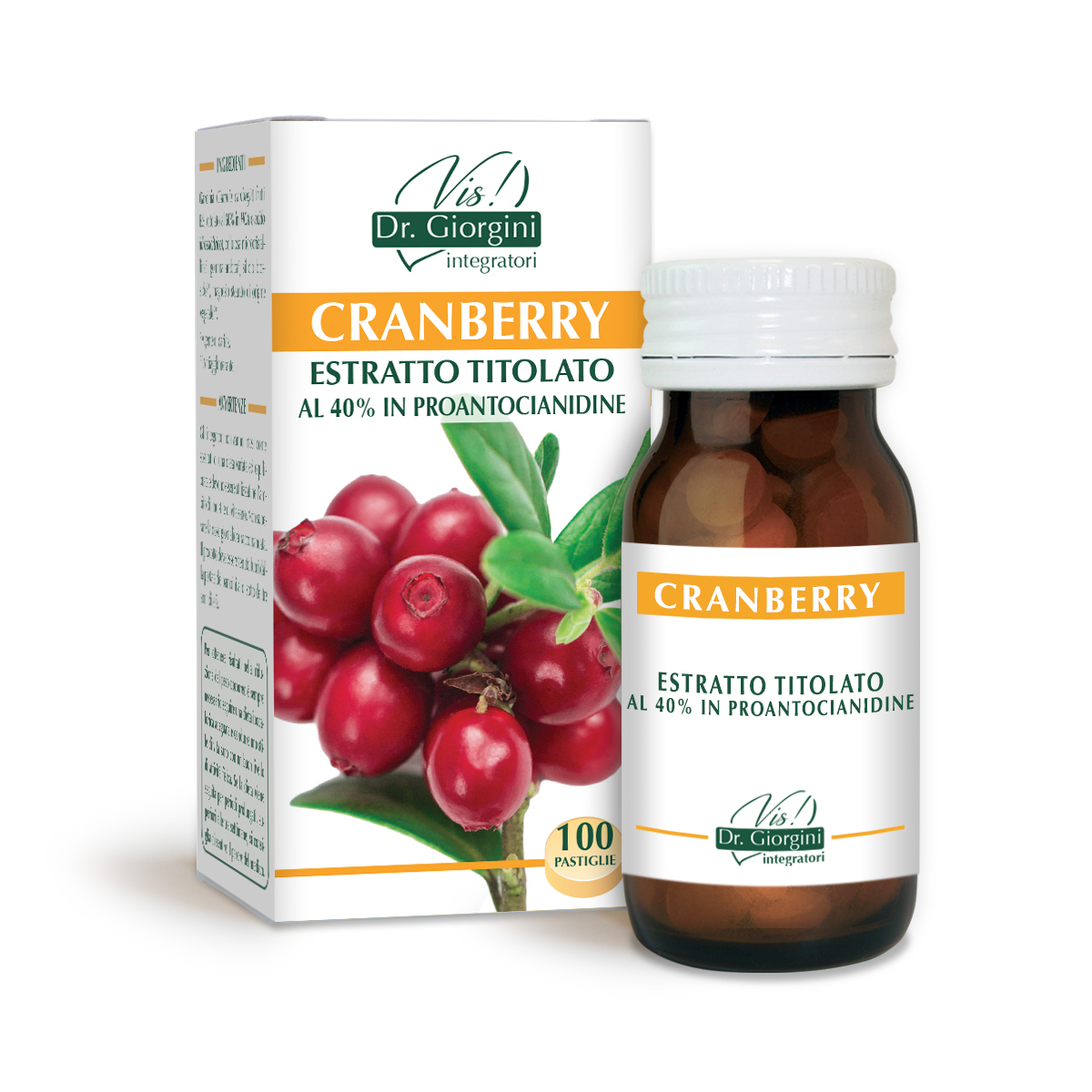 CRANBERRY ESTRATTO TITOLATO 50g- 100 pastiglie da 500 mg