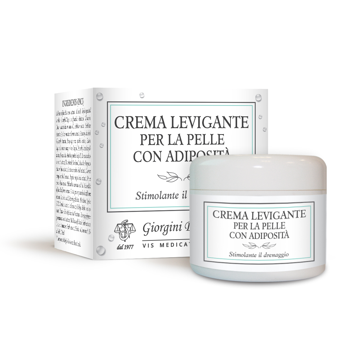 CREMA LEVIGANTE PER LA PELLE CON ADIPOSITA' 100 ml