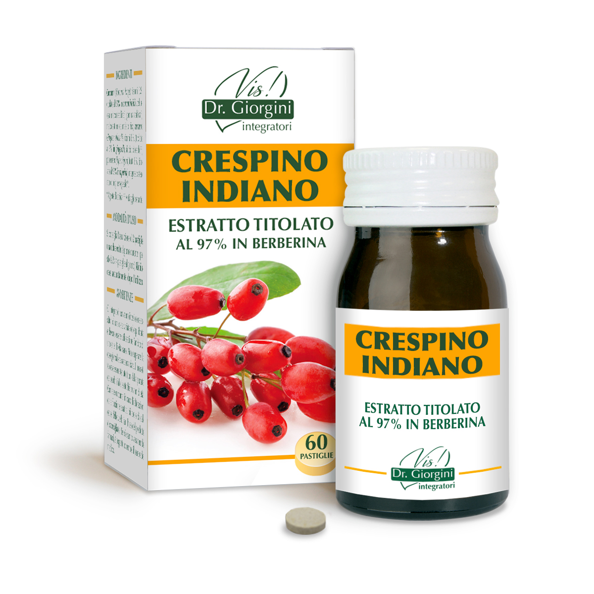 CRESPINO INDIANO ESTRATTO TITOLATO 60 pastiglie
