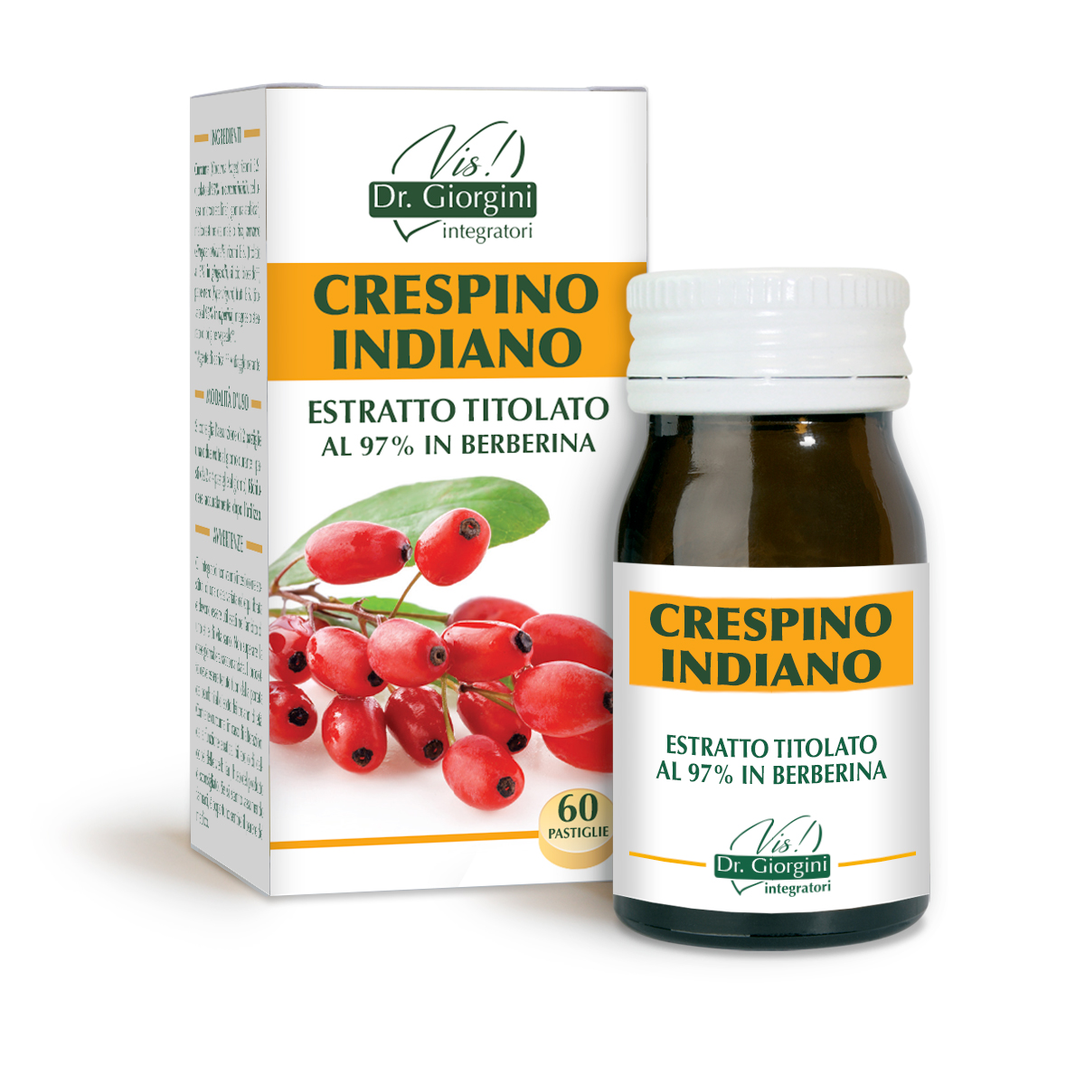 CRESPINO INDIANO ESTRATTO TITOLATO 60 pastiglie main product photo