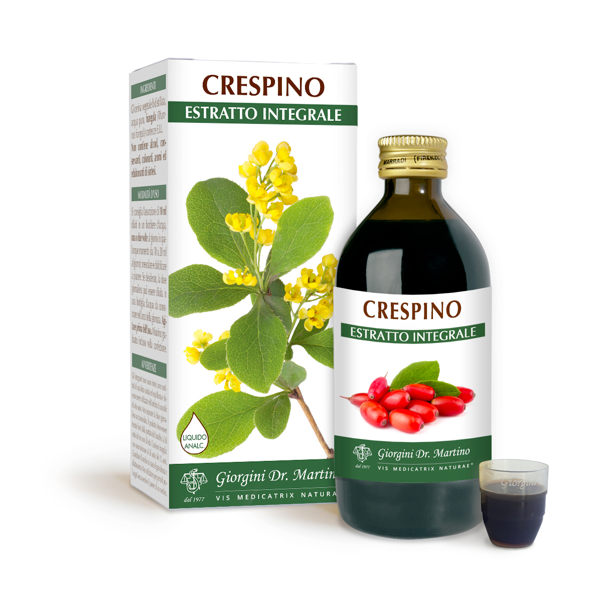 CRESPINO Estratto integrale Liquido analcoolico