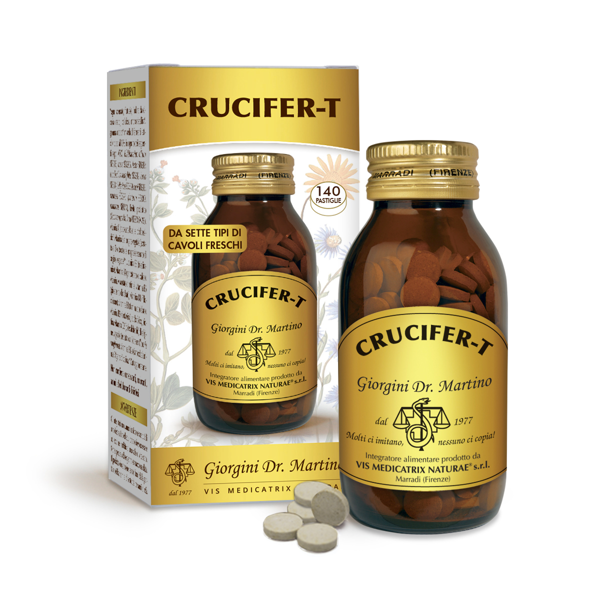 CRUCIFER-T 70 g - 140 pastiglie da 500 mg