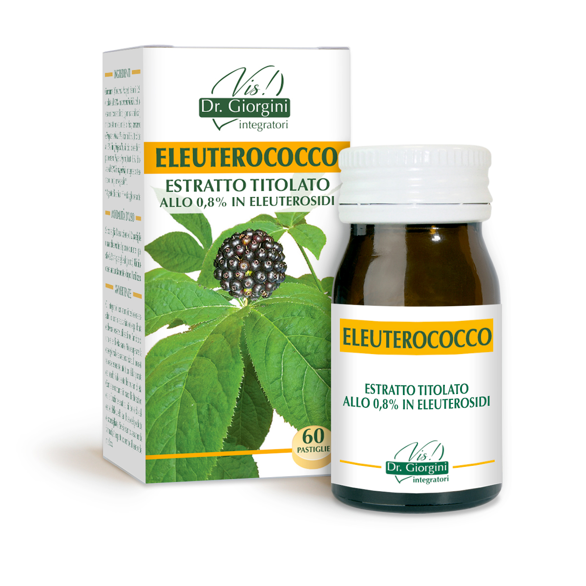ELEUTEROCOCCO ESTRATTO TITOLATO 60 pastiglie main product photo
