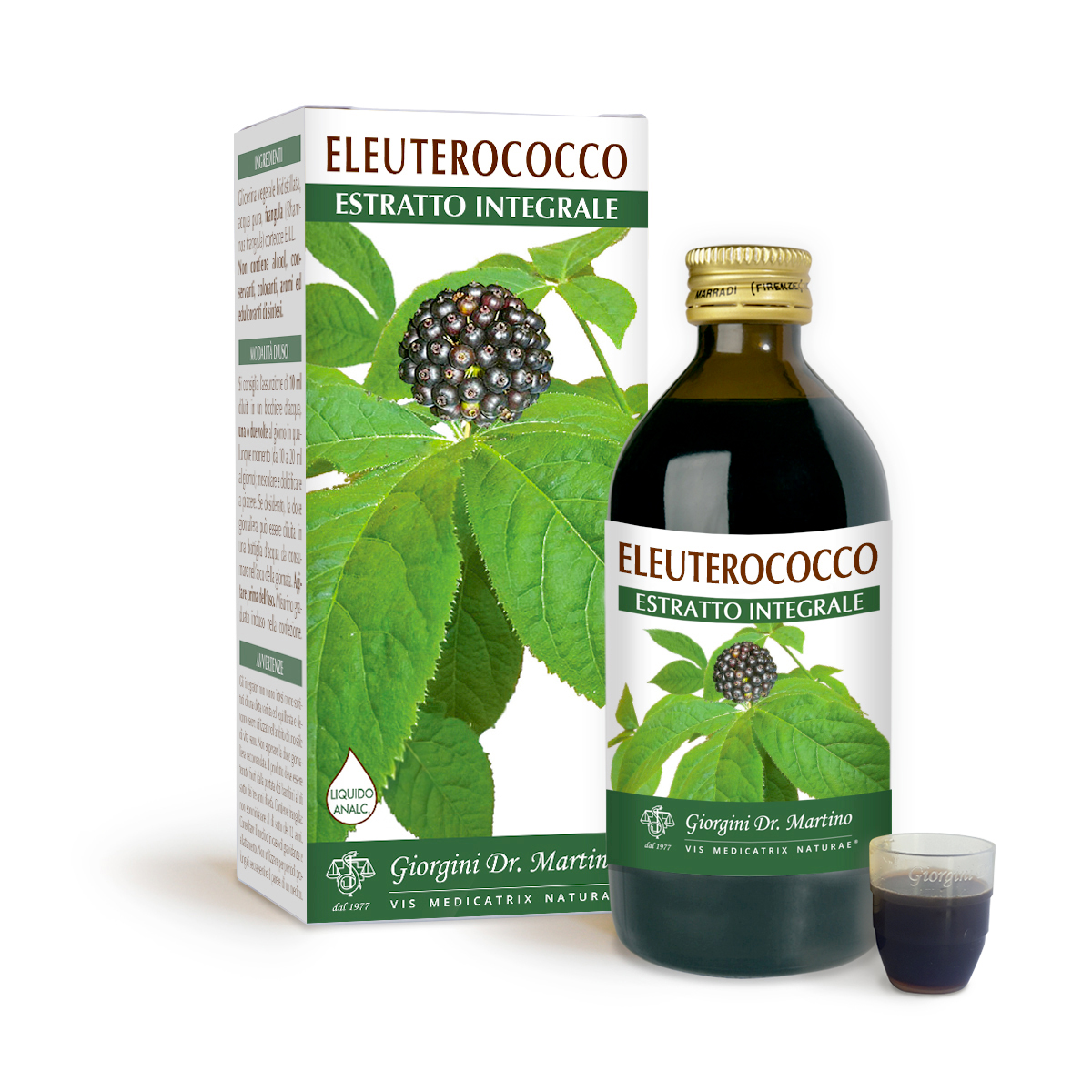 ELEUTEROCOCCO Estratto integrale Liquido analcoolico
