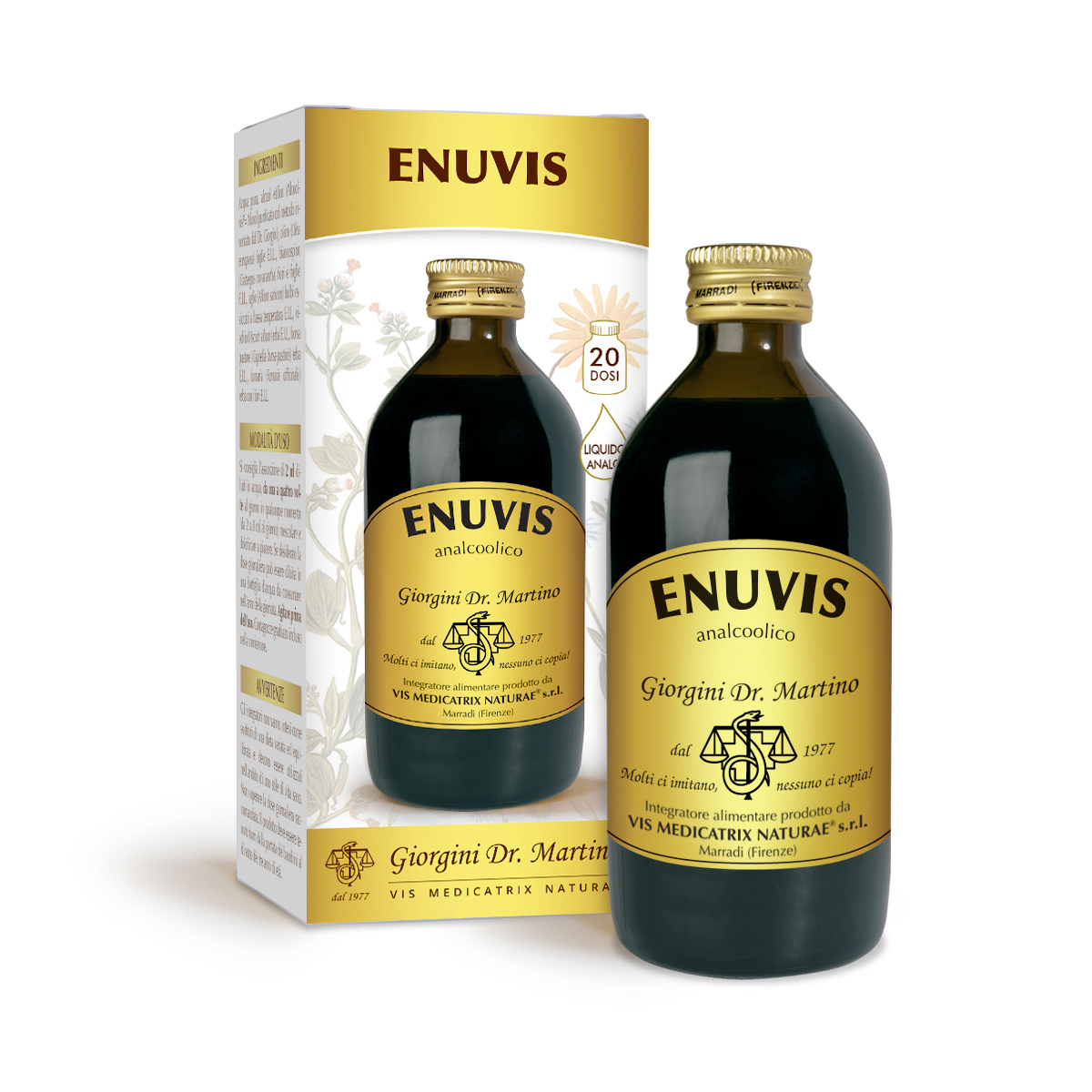 ENUVIS liquido analcoolico 200 ml main product photo