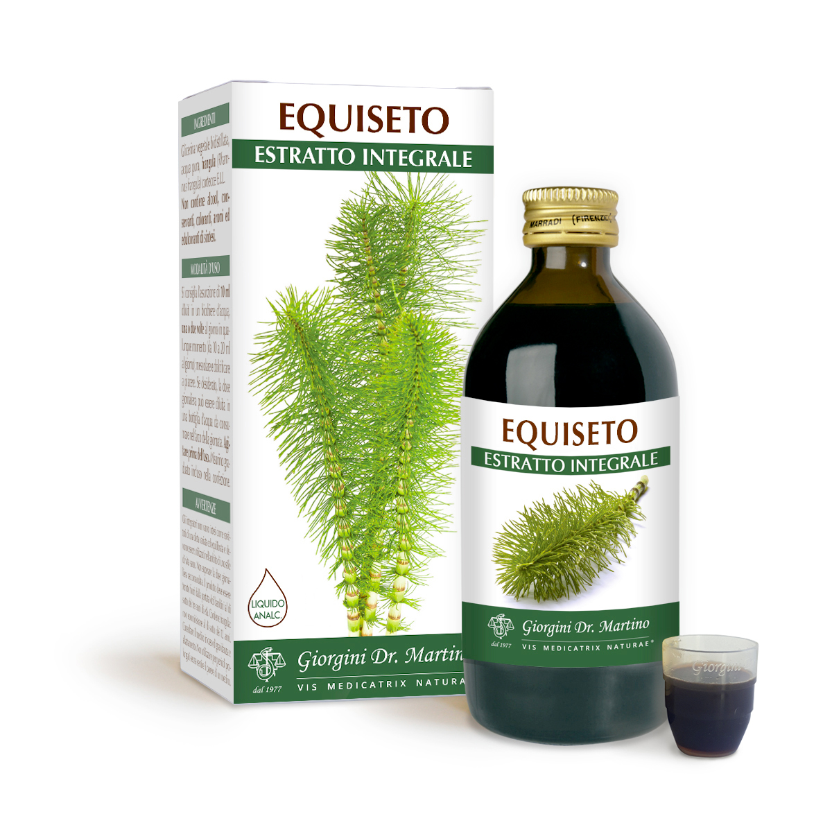 EQUISETO Estratto integrale Liquido analcoolico