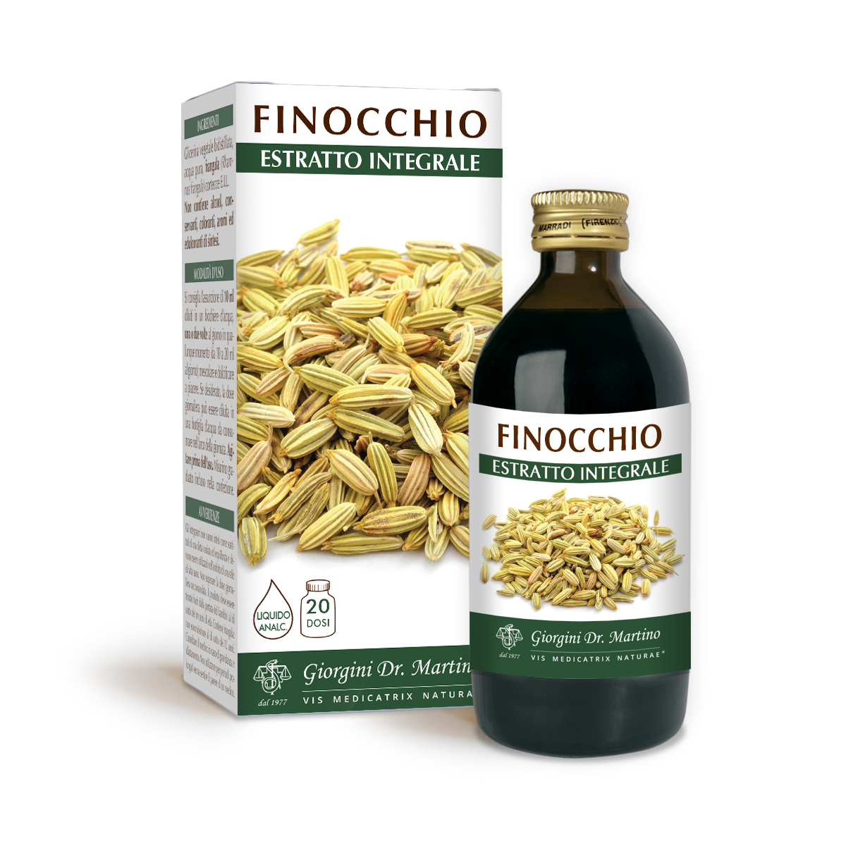 FINOCCHIO ESTRATTO INTEGRALE 200 ml