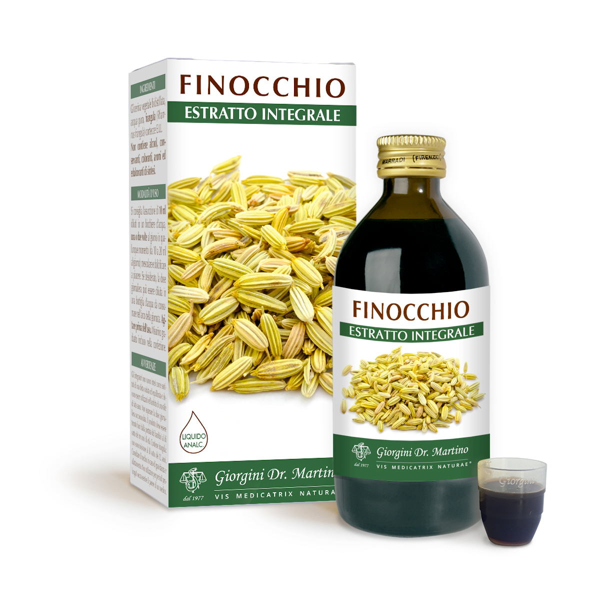 FINOCCHIO Estratto integrale Liquido analcoolico