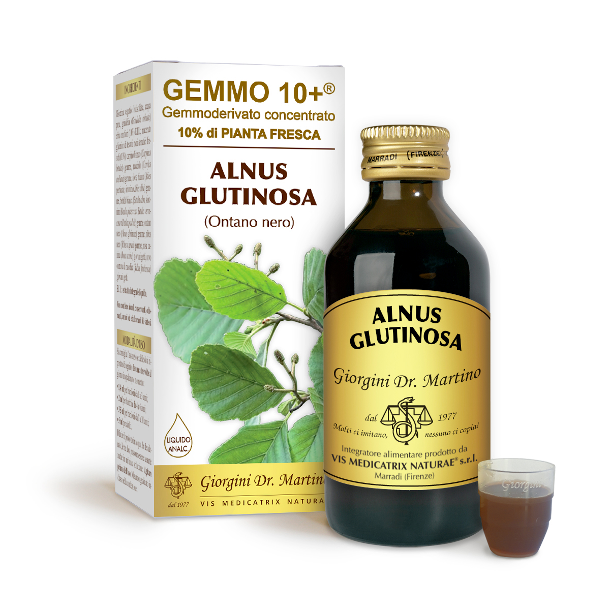 ONTANO NERO G10+ (Alnus glutinosa) Liquido analcoolico