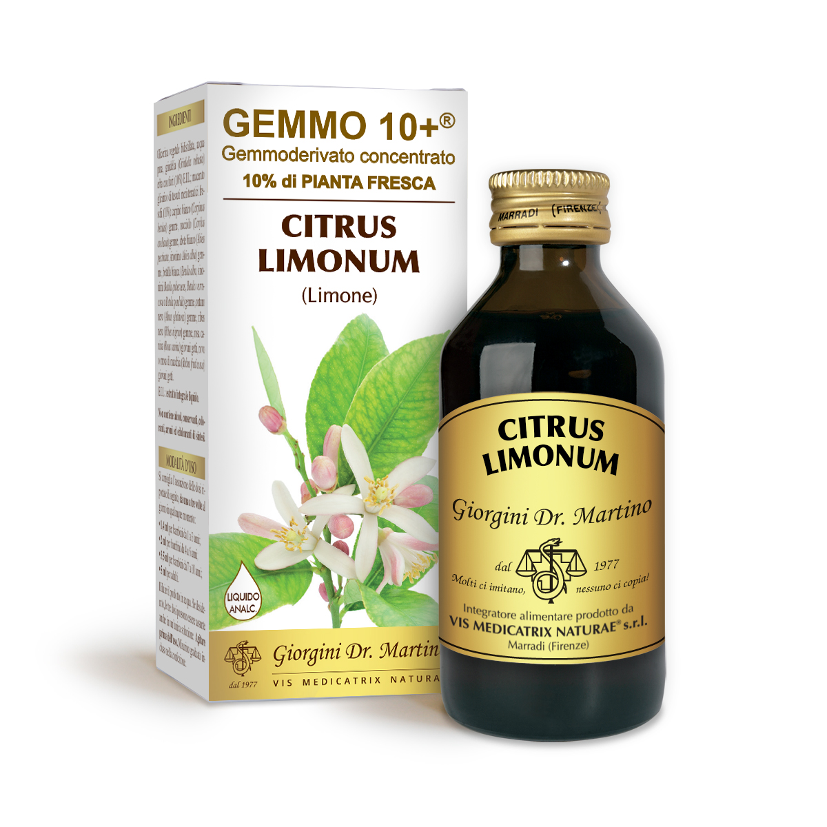 LIMONE G10+ (Citrus limonum) Liquido analcoolico