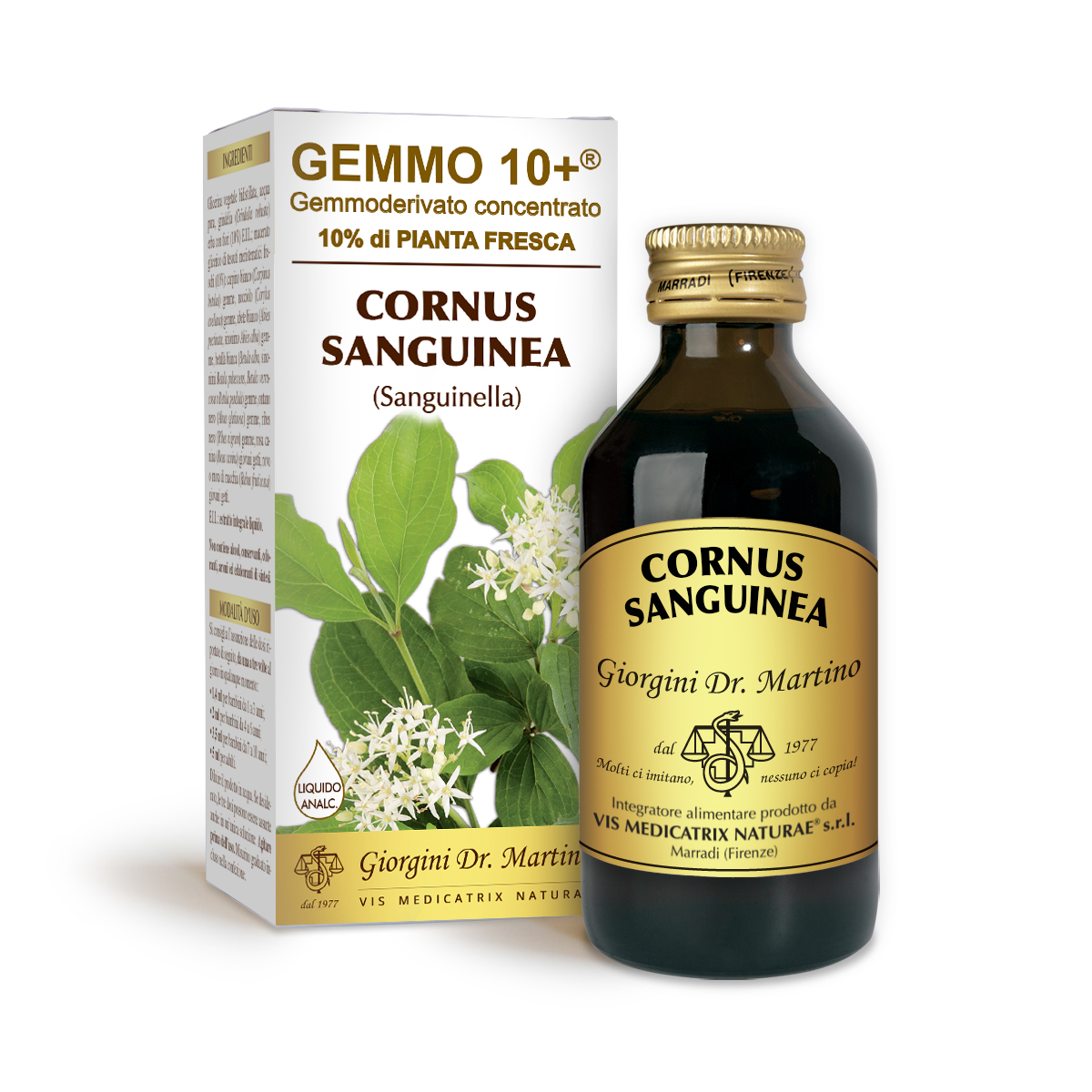SANGUINELLA G10+ (Cornus sanguinella) Liquido analcoolico