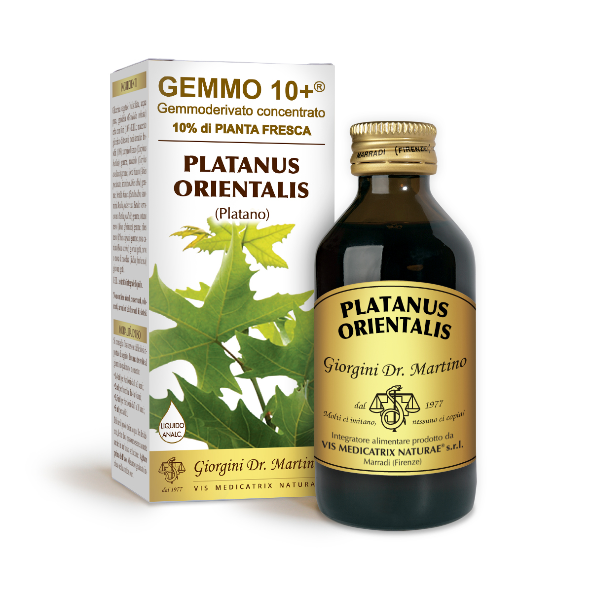 PLATANO G10+ (Platanus orientalis)Liquido analcoolico