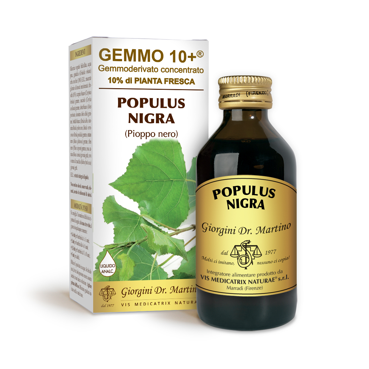 PIOPPO NERO G10+ (Populus nigra) Liquido analcoolico