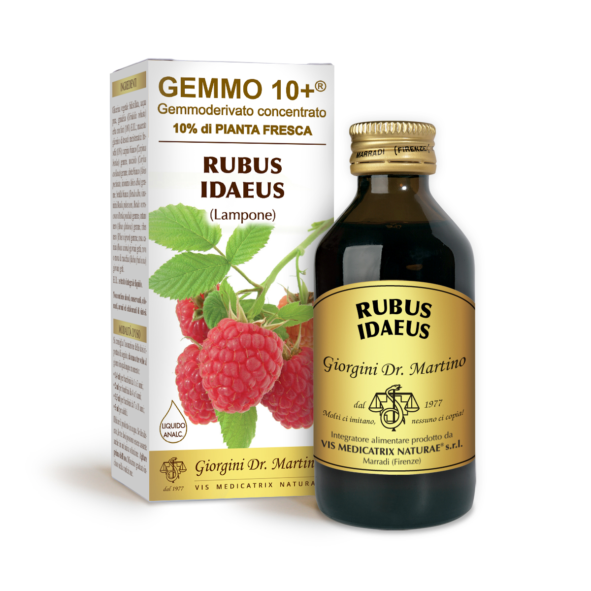 LAMPONE G10+ (Rubus idaeus) Liquido analcoolico
