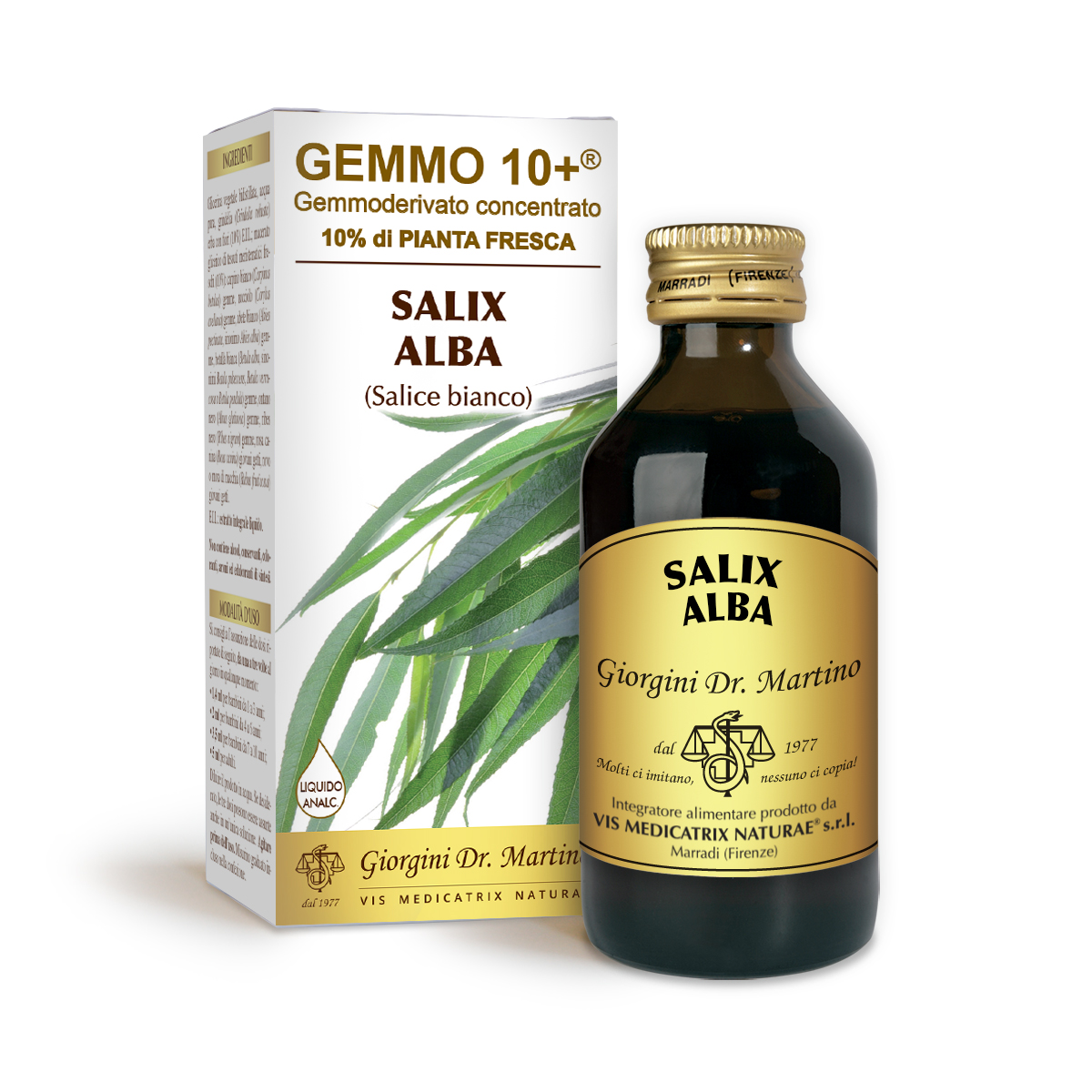SALICE G10+ (Salix alba)Liquido analcoolico