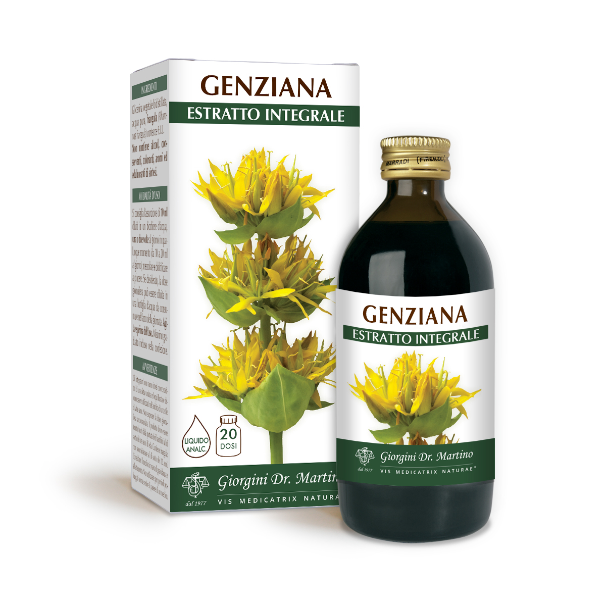 GENZIANA ESTRATTO INTEGRALE 200 ml main product photo