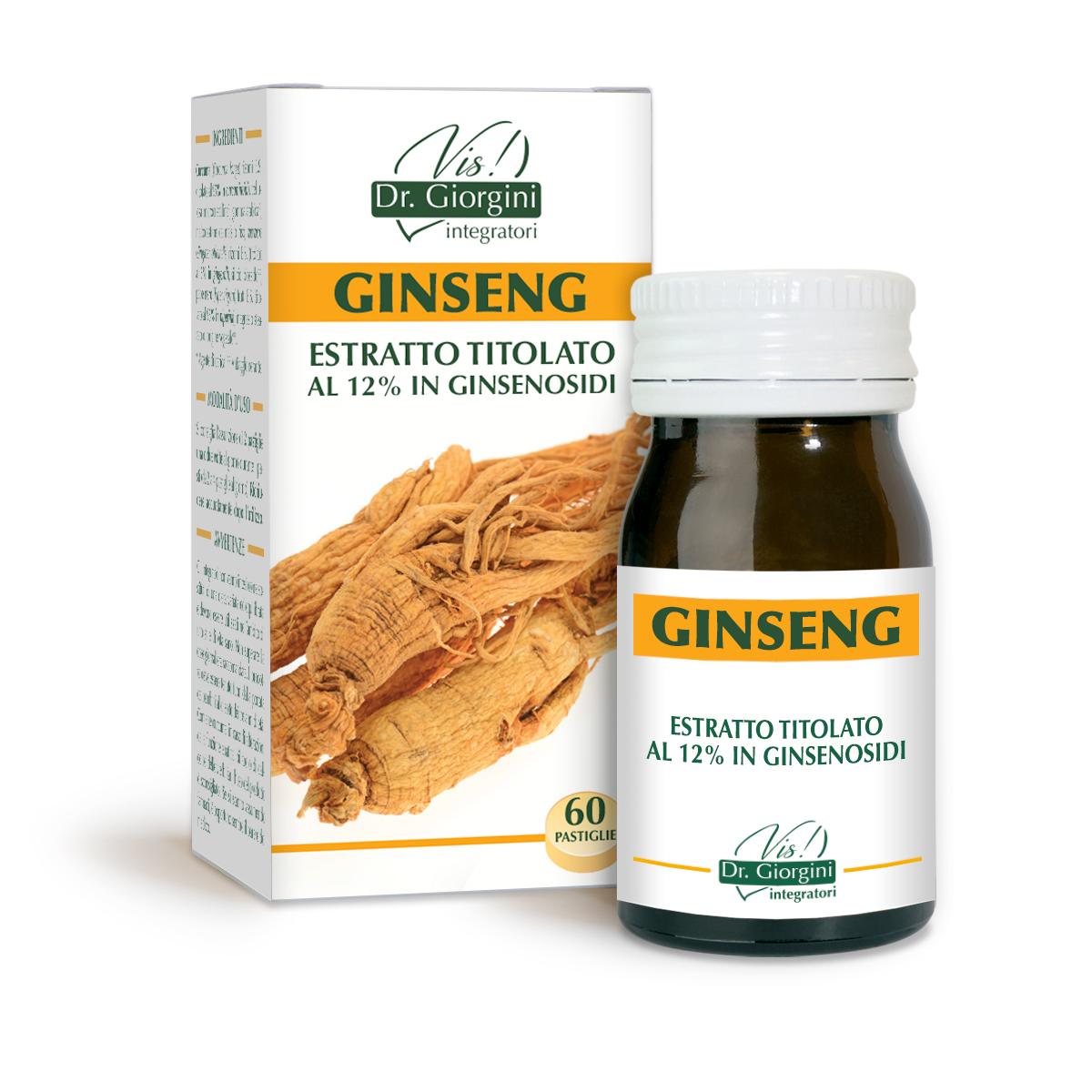 GINSENG ESTRATTO TITOLATO 60 pastiglie main product photo
