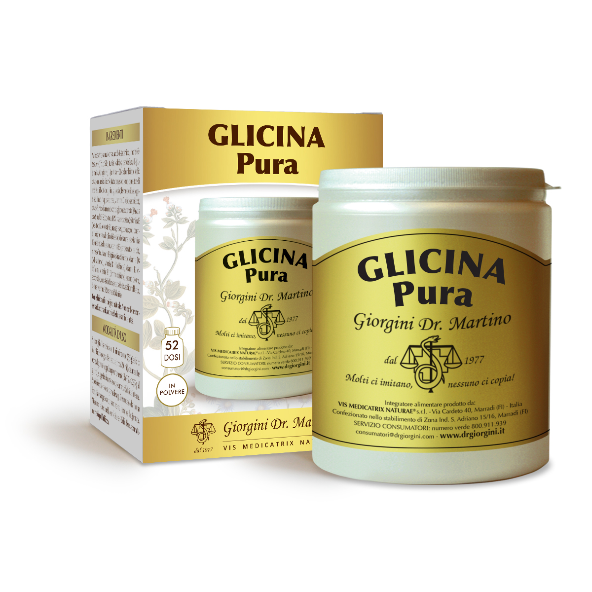 GLICINA Pura polvere solubile250g
